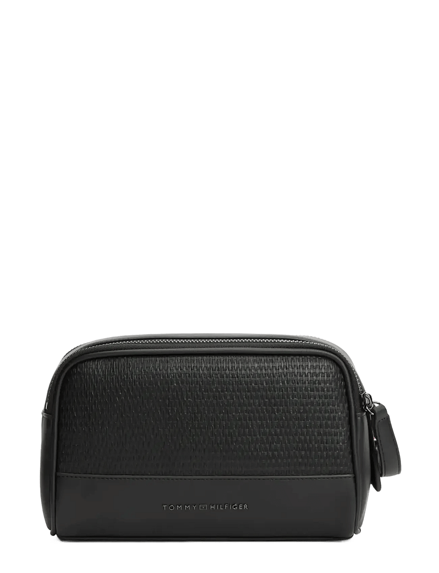 Tommy Hilfiger - TH WOVEN WASH BAG - nach anlass kaufen - black - 0