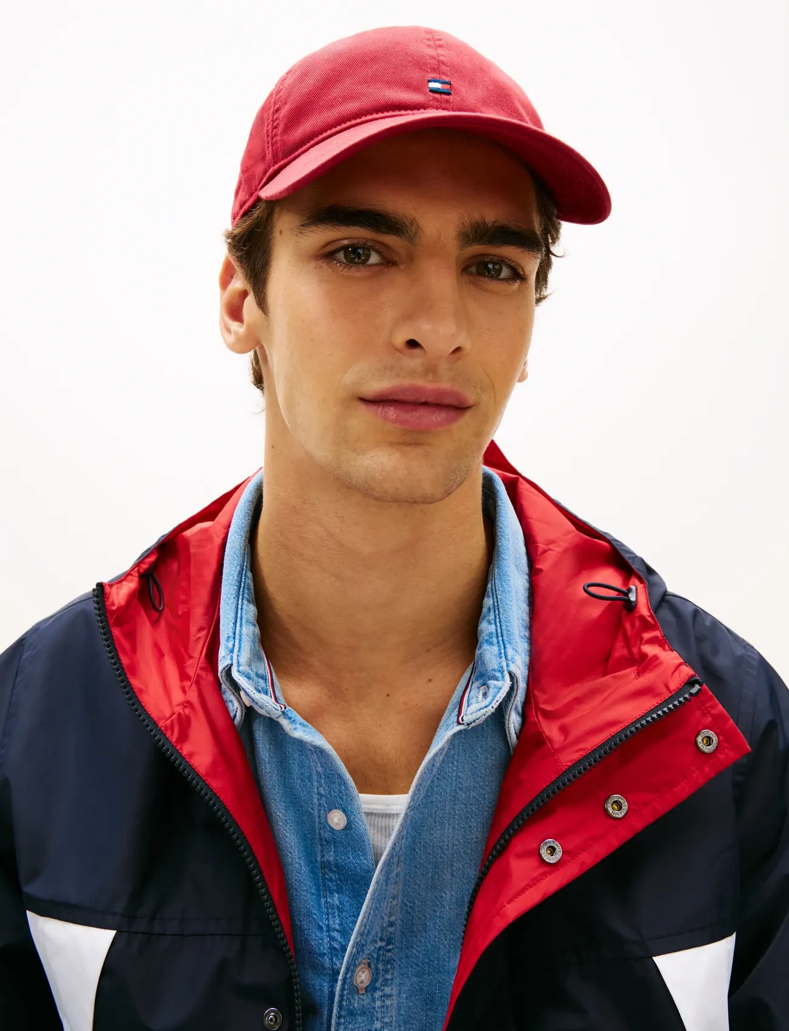 Tommy Hilfiger Th Flag Soft 6 Panel Cap, One Size, Headwear, Rot - Caps, Männerswear