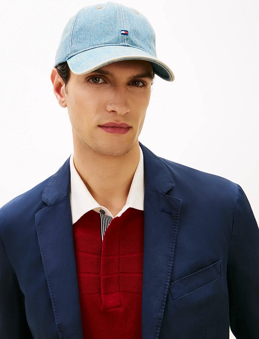 Tommy Hilfiger - TH FLAG DENIM 6 PANEL CAP - denim light 01 - 3