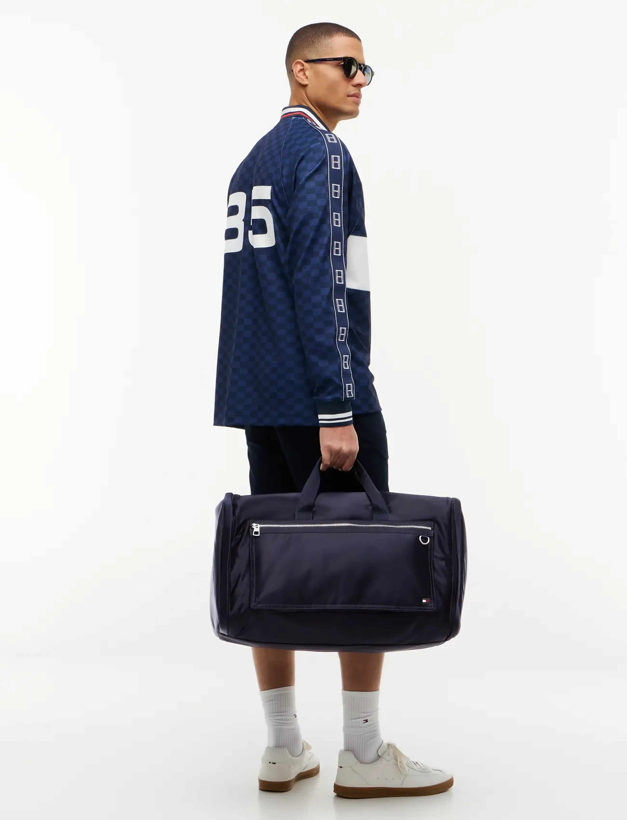 Tommy Hilfiger TH TRAVEL GARMENT BAG - Weekendväskor - SPACE BLUE / navy