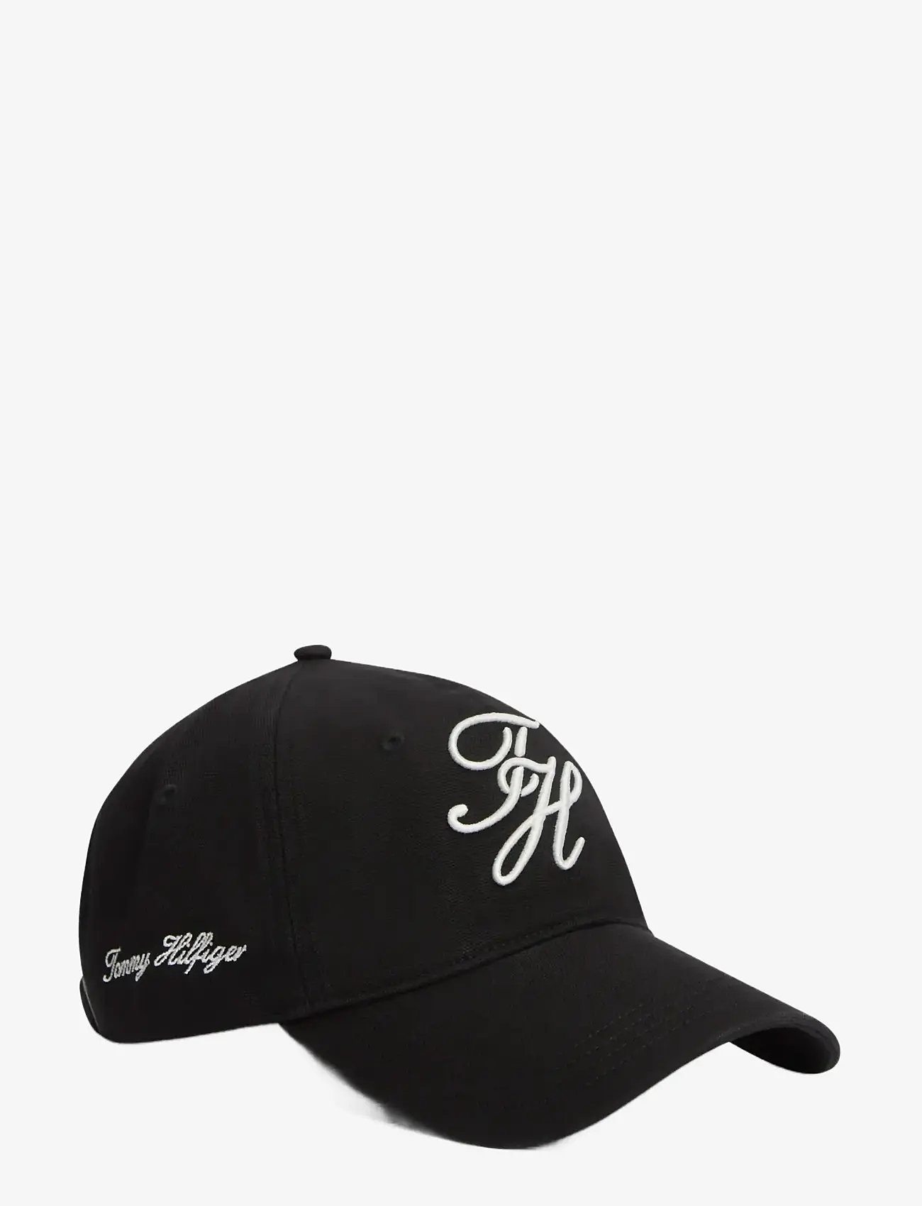 Tommy Hilfiger - TH SCRIPT SOFT 6 PANEL CAP - caps - black - 0