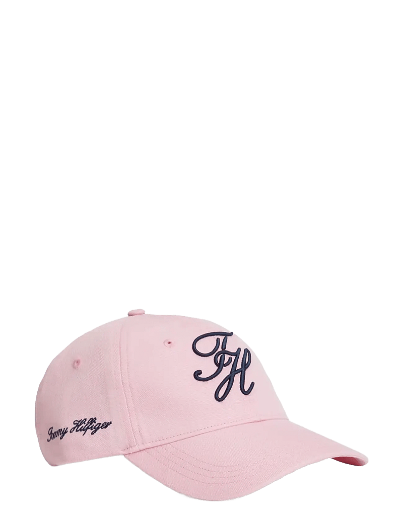Tommy Hilfiger - TH SCRIPT SOFT 6 PANEL CAP - casquettes - classic pink - 0