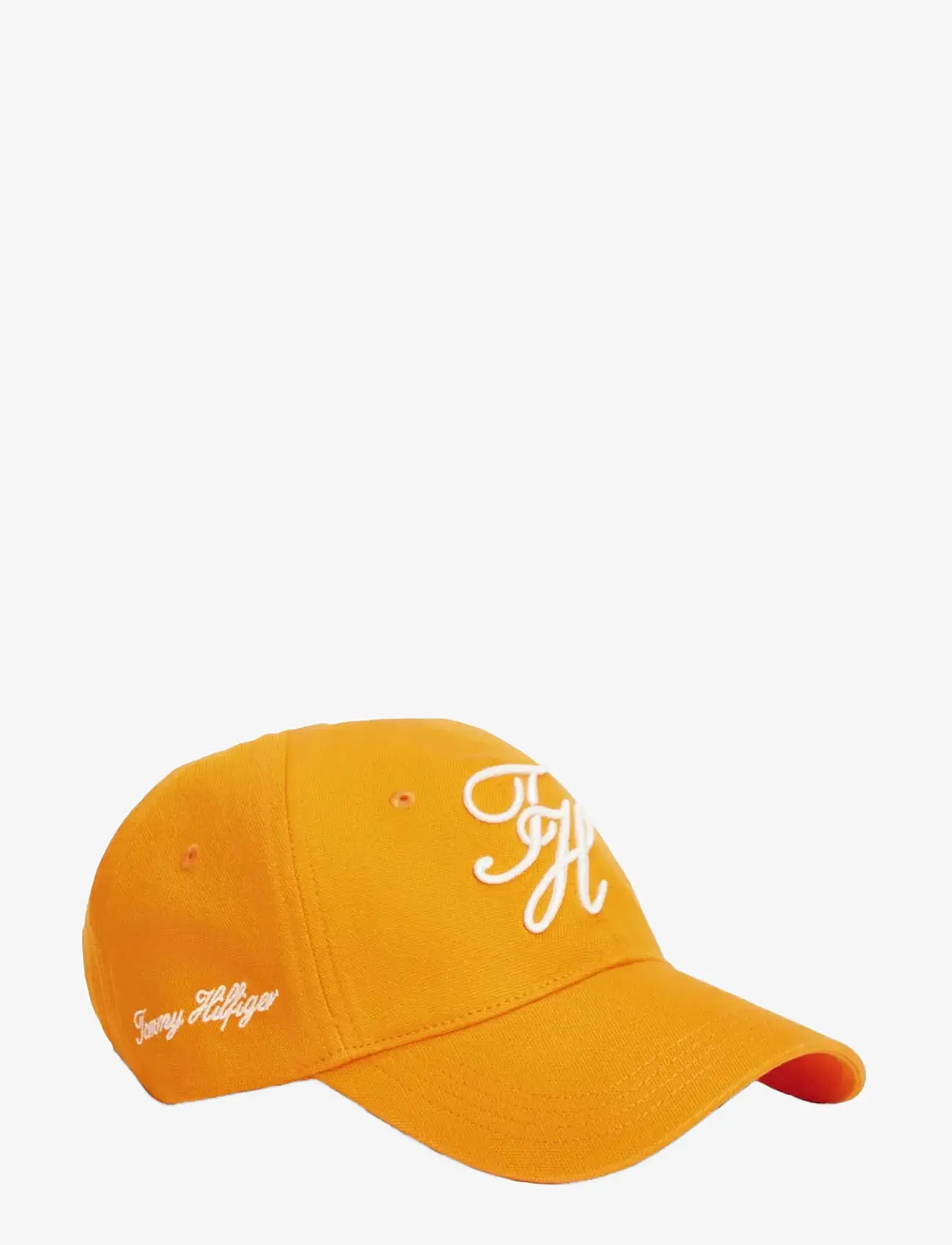 Tommy Hilfiger - TH SCRIPT SOFT 6 PANEL CAP - kasketter - orange hype - 0
