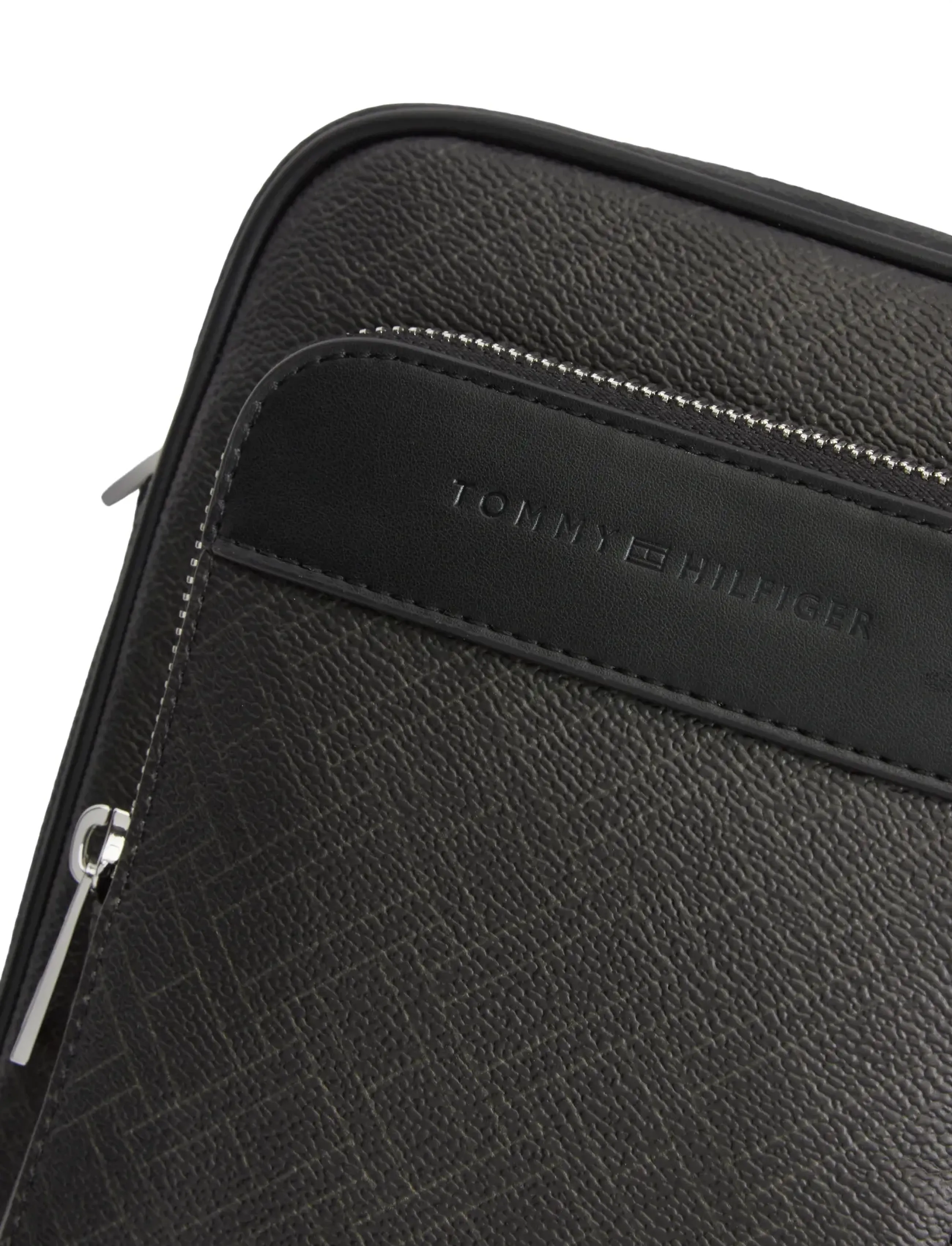 Tommy Hilfiger - TH FLAG MONOGRAM MINI REPORTER - shop efter anledning - black - 4
