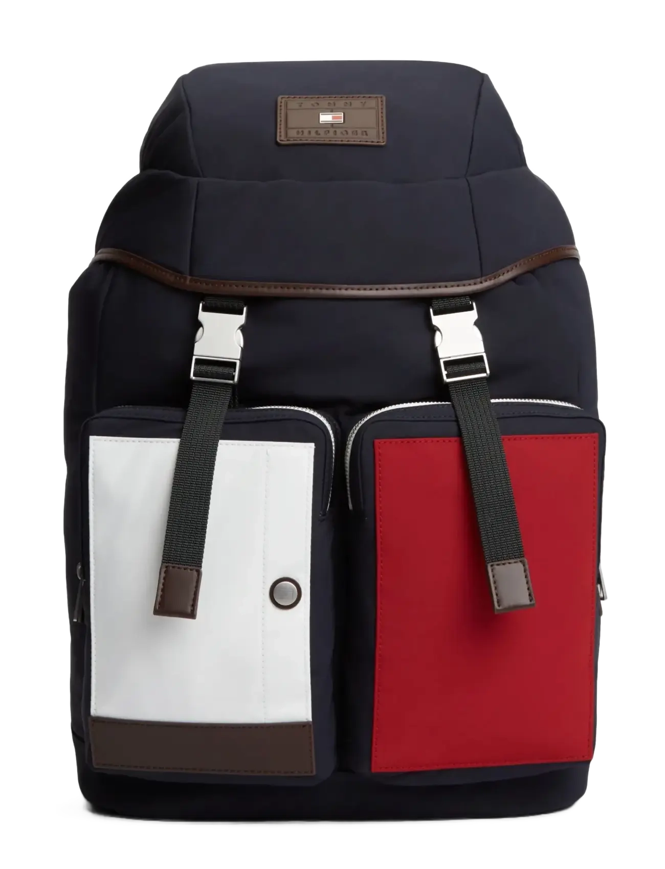 Tommy Hilfiger TH CASUAL FLAG BACKPACK - Torby - SPACE BLUE / navy