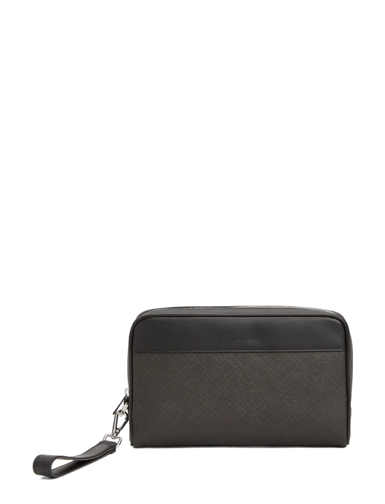 Tommy Hilfiger TH FLAG MONOGRAM POUCH - Preppy - BLACK / black