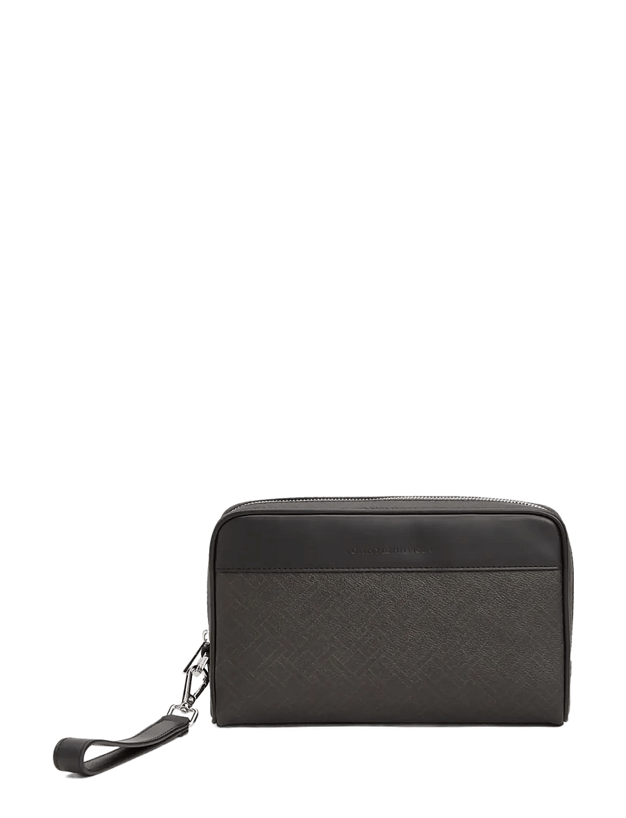 Tommy Hilfiger - TH FLAG MONOGRAM POUCH - shop by occasion - black - 0
