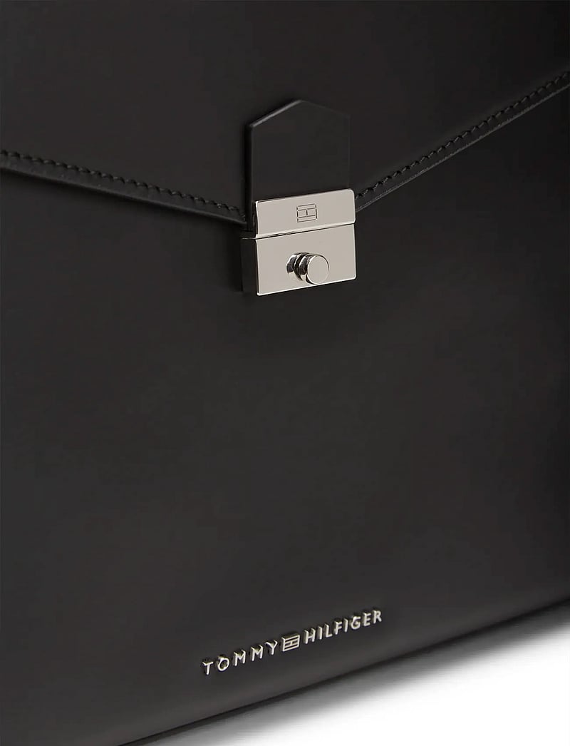 Tommy Hilfiger - TH BUSINESS LEATHER COMPUTER BAG - nach anlass kaufen - black - 4