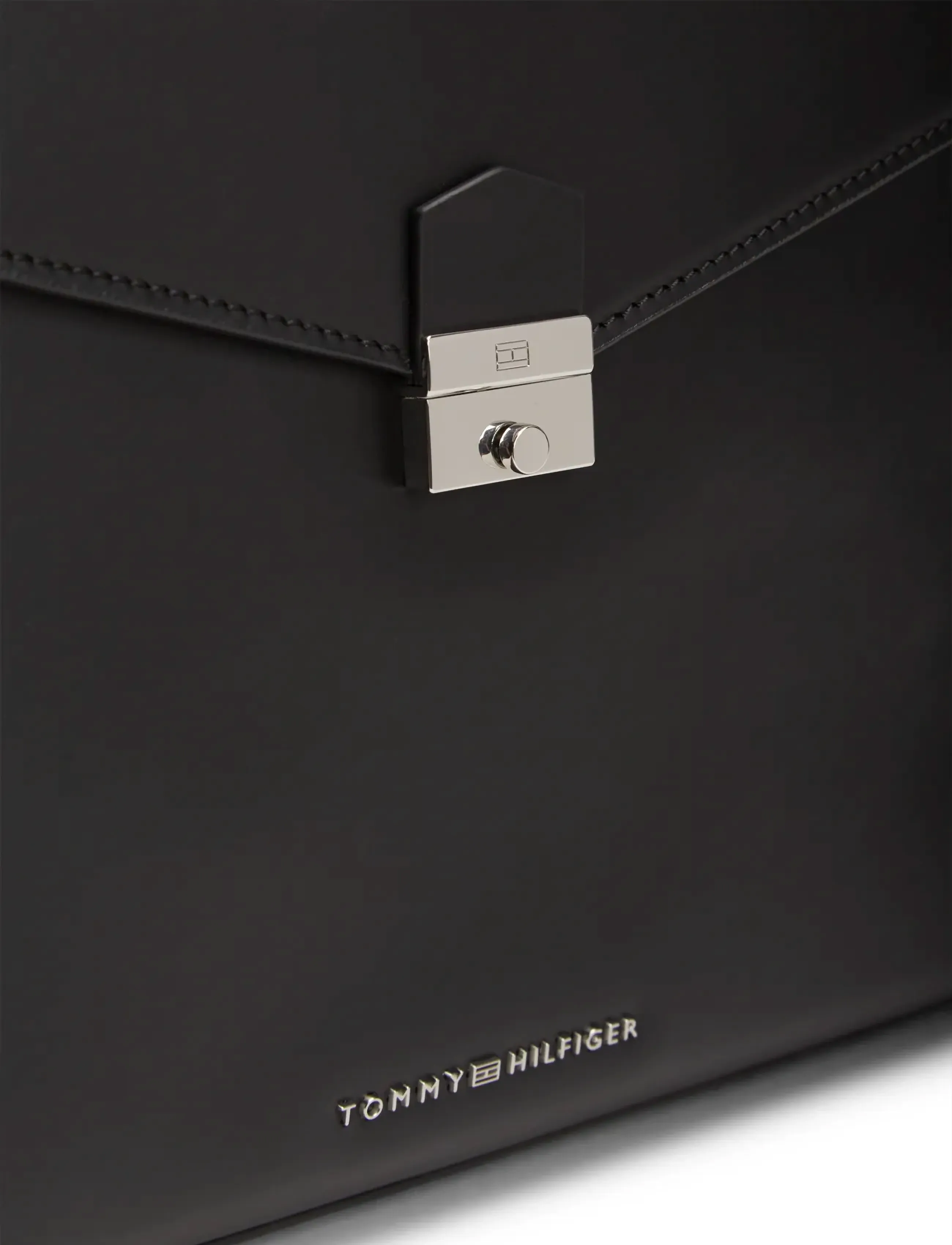 Tommy Hilfiger - TH BUSINESS LEATHER COMPUTER BAG - shop efter anledning - black - 4