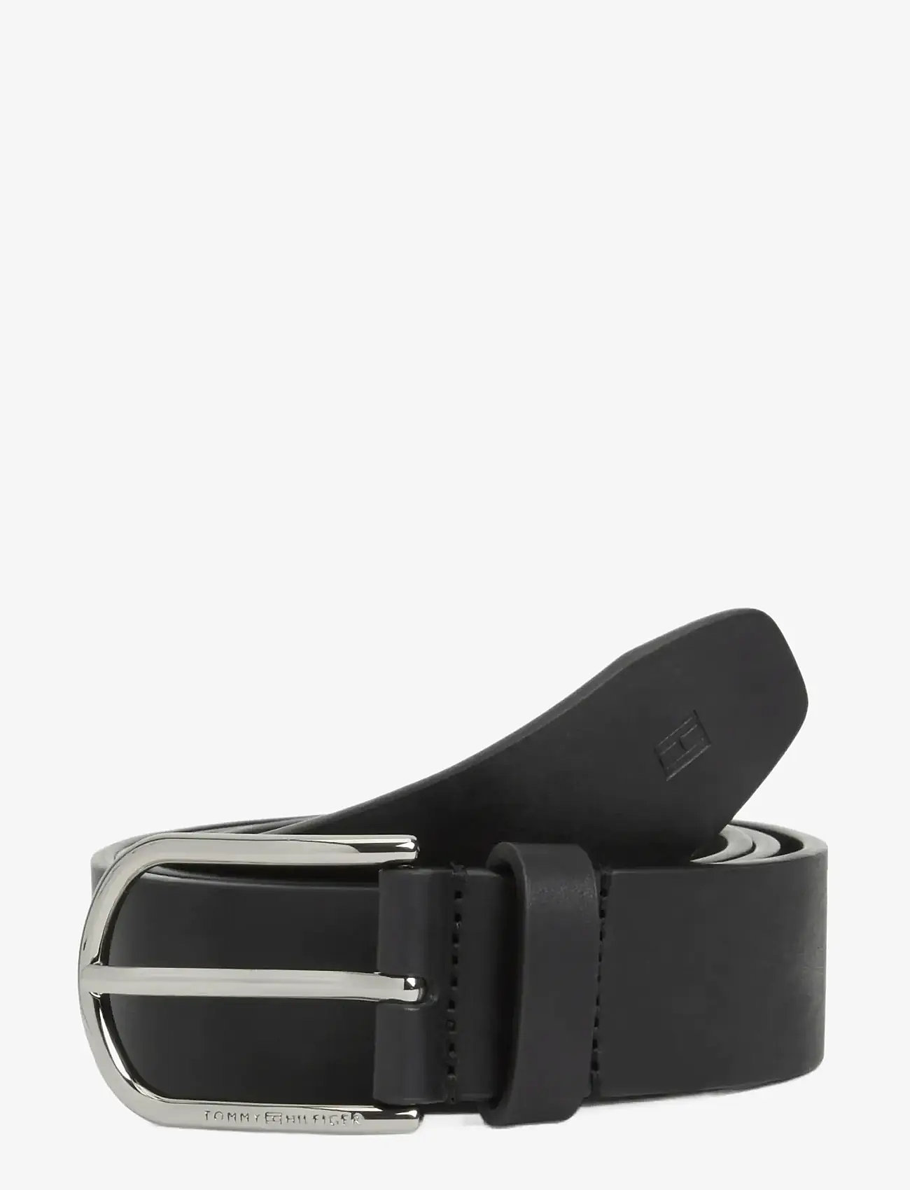 Tommy Hilfiger - TH ARCHIVE BUCKLE SOFT LEATHER - classic belts - black - 0