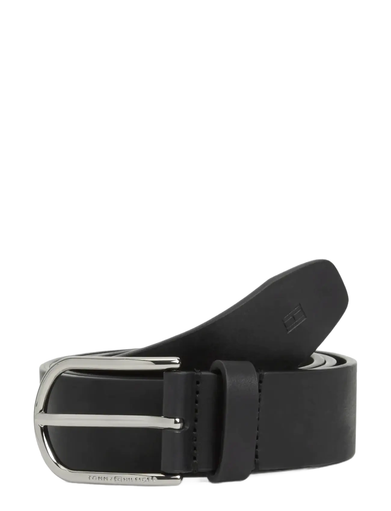 Tommy Hilfiger TH ARCHIVE BUCKLE SOFT LEATHER - Belts - BLACK / black
