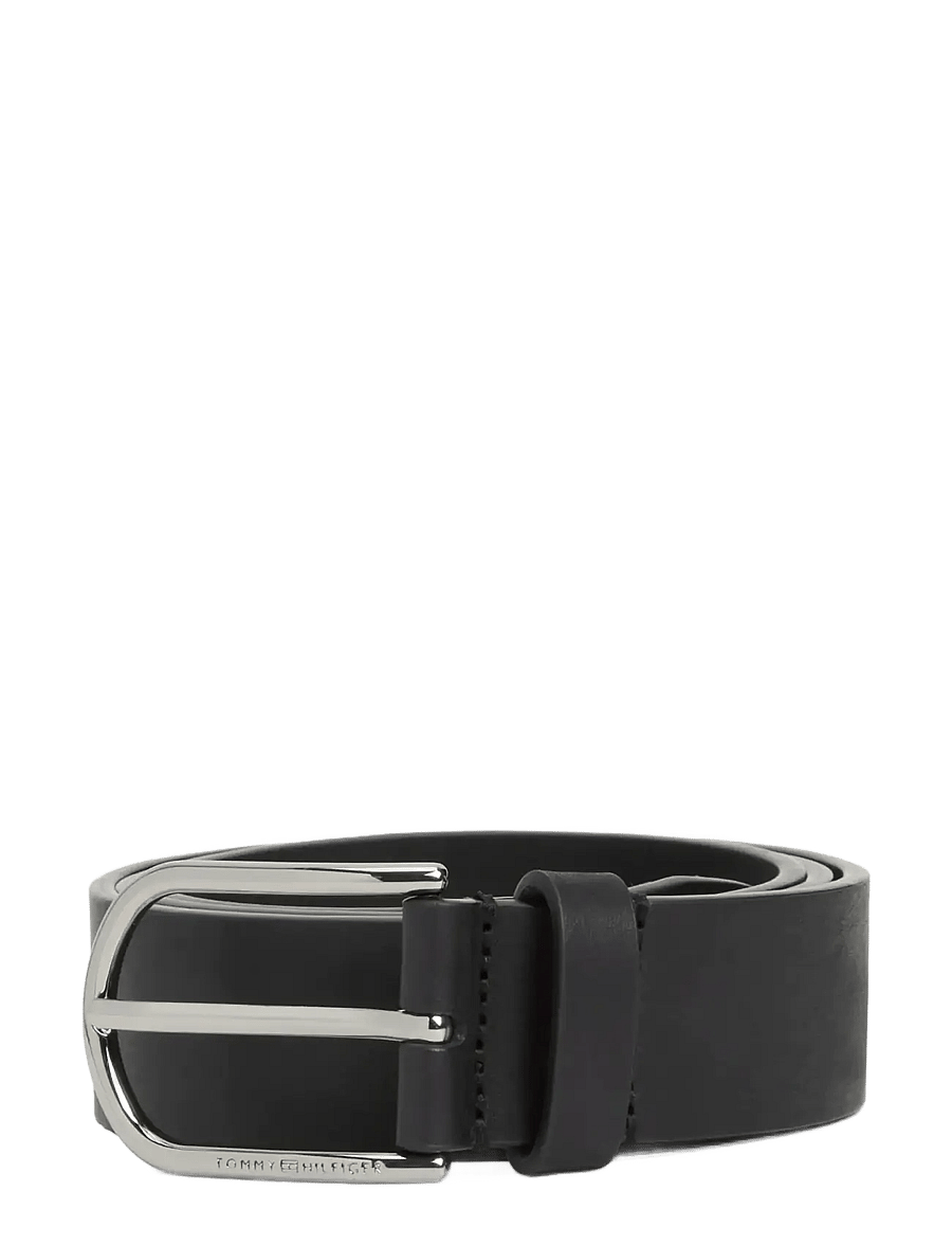 Tommy Hilfiger - TH ARCHIVE BUCKLE SOFT LEATHER - klassiska skärp - black - 1