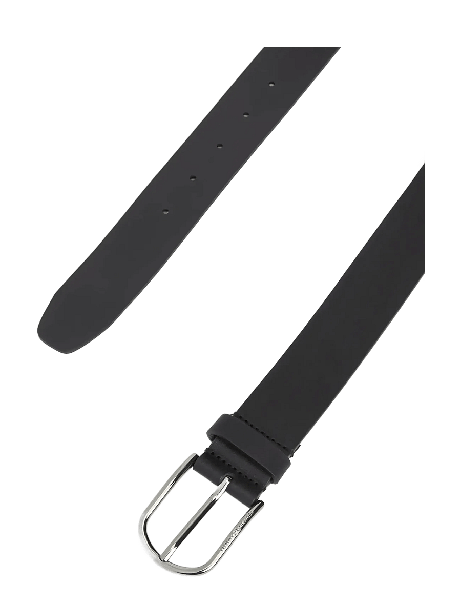 Tommy Hilfiger - TH ARCHIVE BUCKLE SOFT LEATHER - klassiska skärp - black - 2