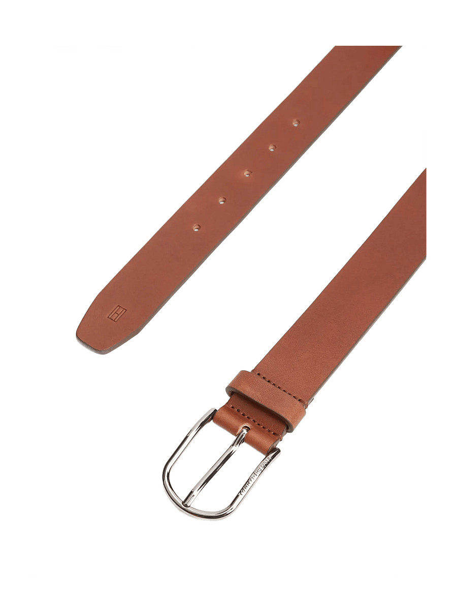 Tommy Hilfiger - TH ARCHIVE BUCKLE SOFT LEATHER - klassikalised vööd - coffee bean - 2