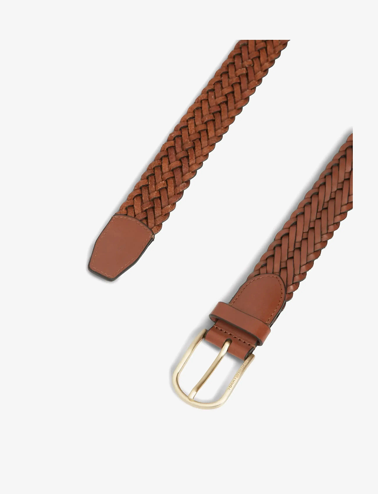 Tommy Hilfiger - TH ARCHIVE WOVEN LEATHER - ceintures tressées - winter cognac - 2