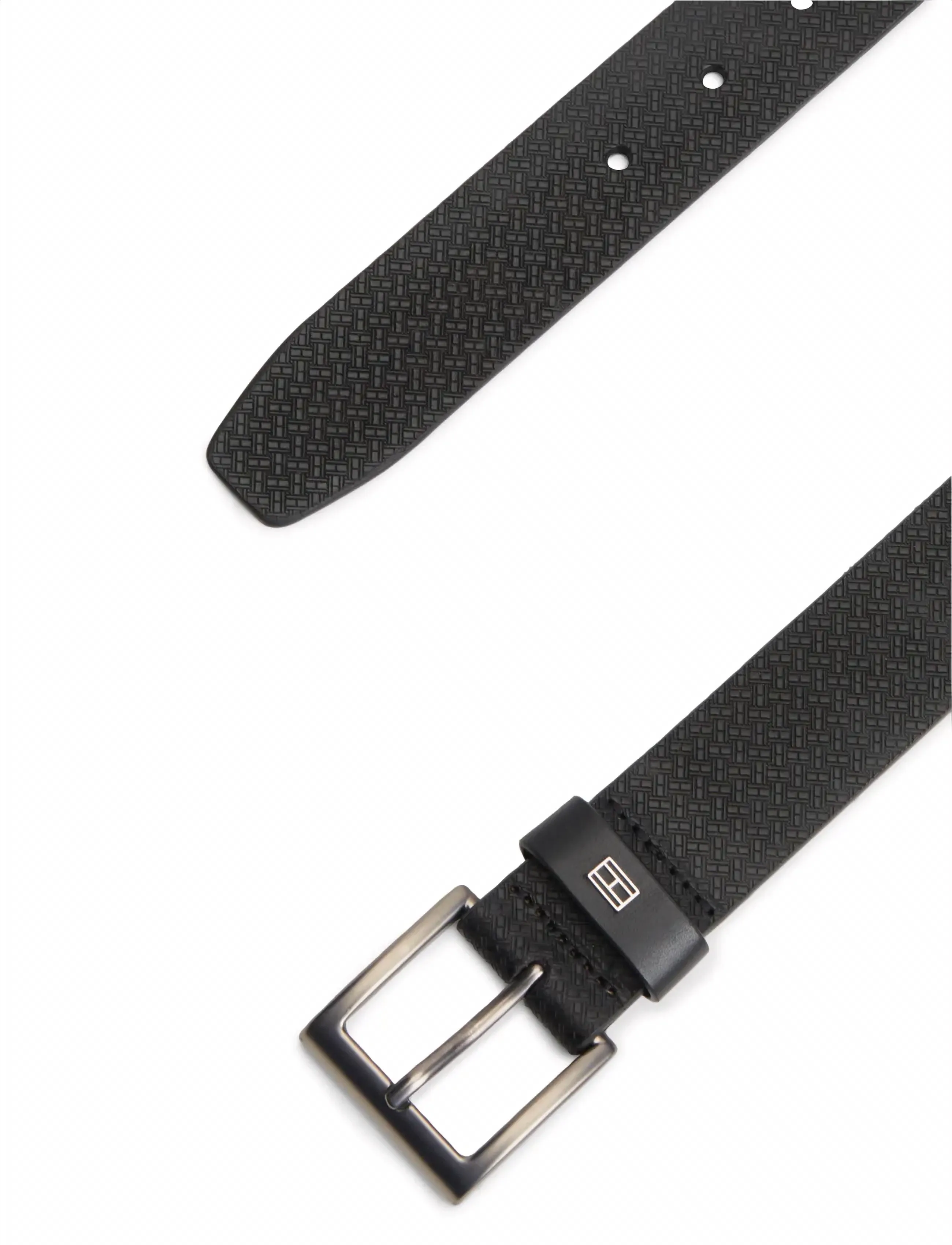 Tommy Hilfiger - TH SOHO FLAG AOP 3.5 - klassiska skärp - black - 3