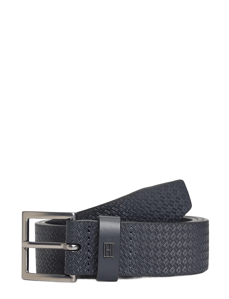 Tommy Hilfiger - TH SOHO FLAG AOP 3.5 - klassische gürtel - space blue - 0