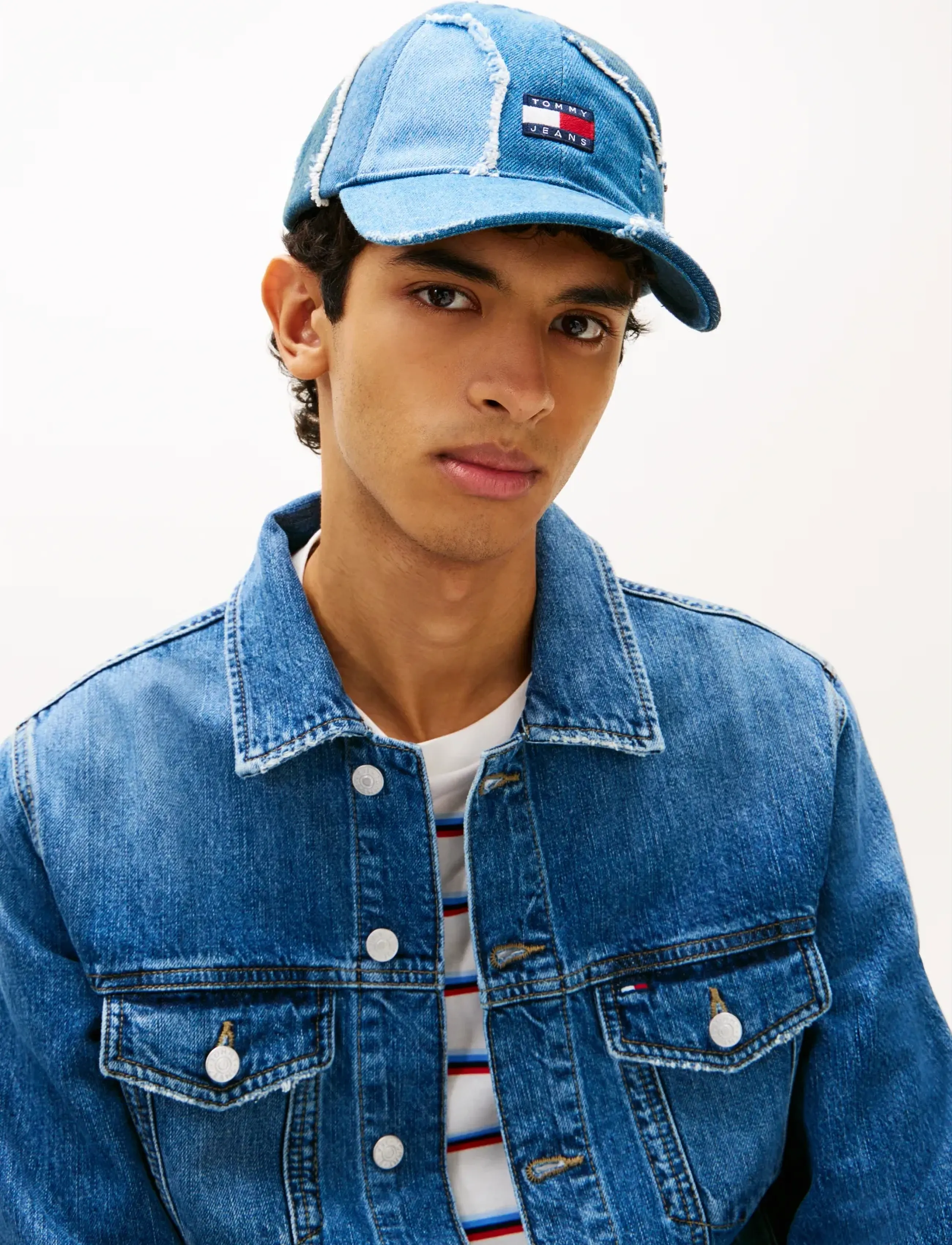 Tommy Hilfiger - TJM DENIM PATCHWORK CAP - kappen - denim patch - 3