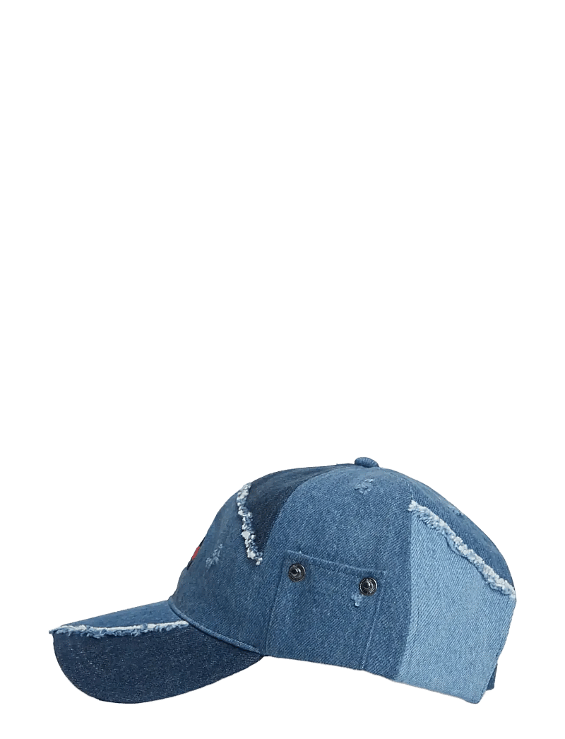 Tommy Hilfiger - TJM DENIM PATCHWORK CAP - caps - denim patch - 2