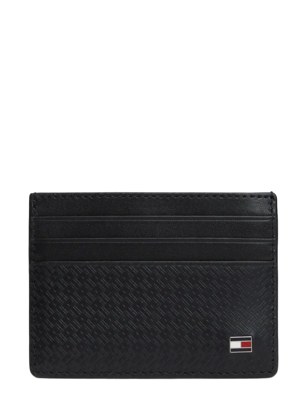 Tommy Hilfiger TH EMBOSS CC HOLDER - Punge & Kortholdere - BLACK / black