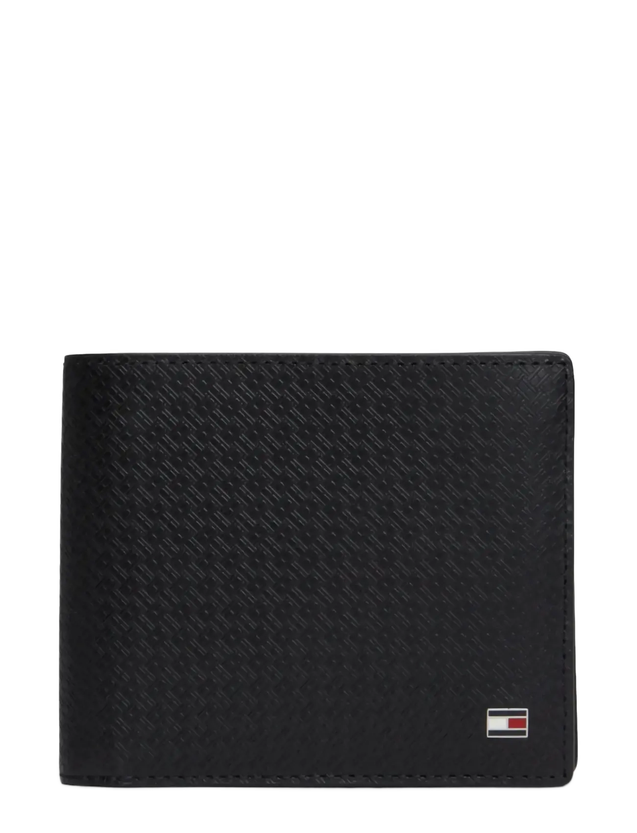 Tommy Hilfiger TH EMBOSS EXTRA CC AND COIN - Wallets & Card holders - BLACK / black