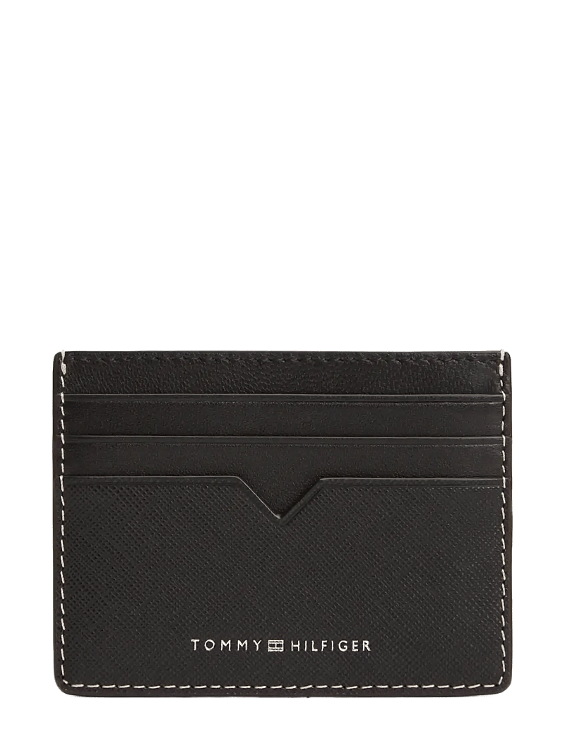 Tommy Hilfiger - TH SAFFIANO CC HOLDER - kartenetuis - black - 0