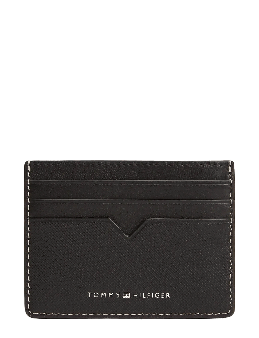 Tommy Hilfiger - TH SAFFIANO CC HOLDER - etui na karty kredytowe - black - 0