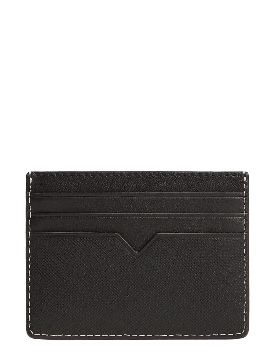 Tommy Hilfiger - TH SAFFIANO CC HOLDER - etui na karty kredytowe - black - 1