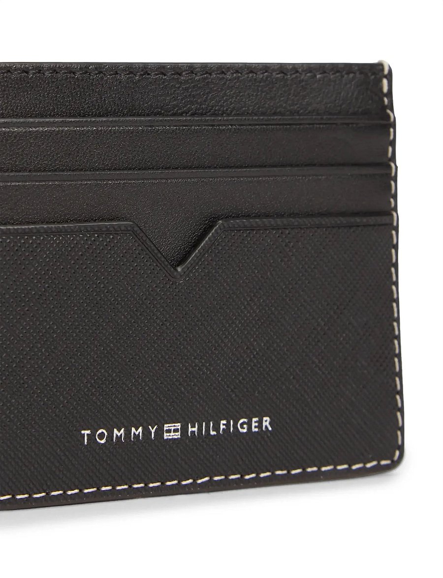 Tommy Hilfiger - TH SAFFIANO CC HOLDER - etui na karty kredytowe - black - 3