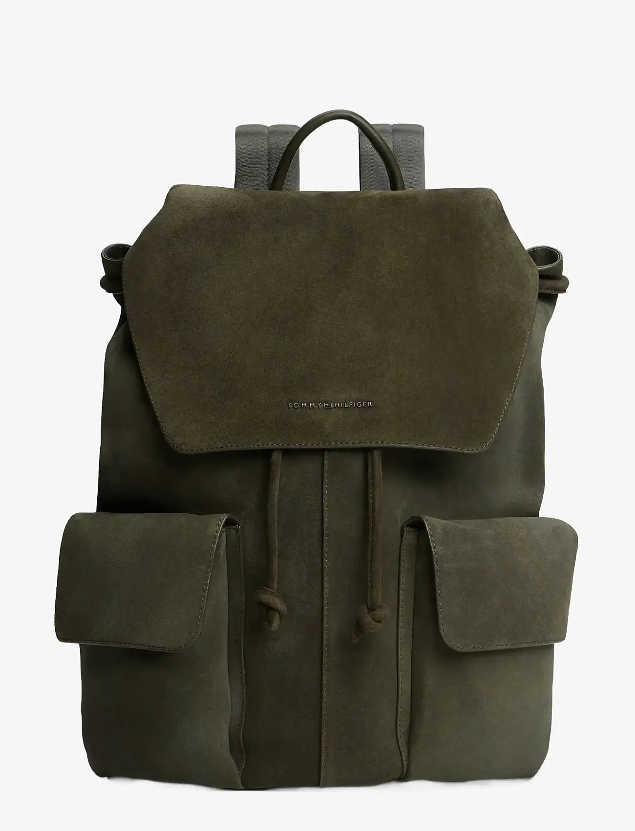 Tommy Hilfiger - TH SOFT SUEDE BACKPACK - shoppa efter tillfälle - willow green - 1