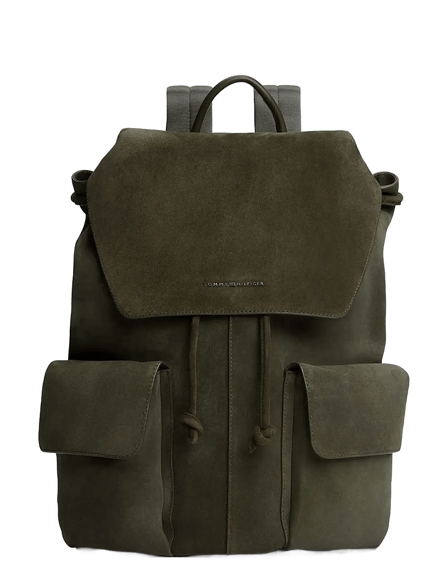 Tommy Hilfiger - TH SOFT SUEDE BACKPACK - shop efter anledning - willow green - 1