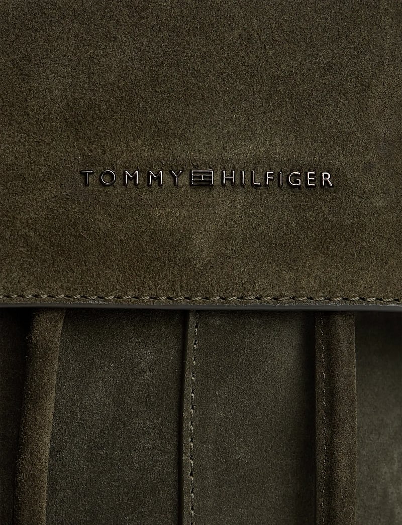 Tommy Hilfiger - TH SOFT SUEDE BACKPACK - shoppa efter tillfälle - willow green - 4