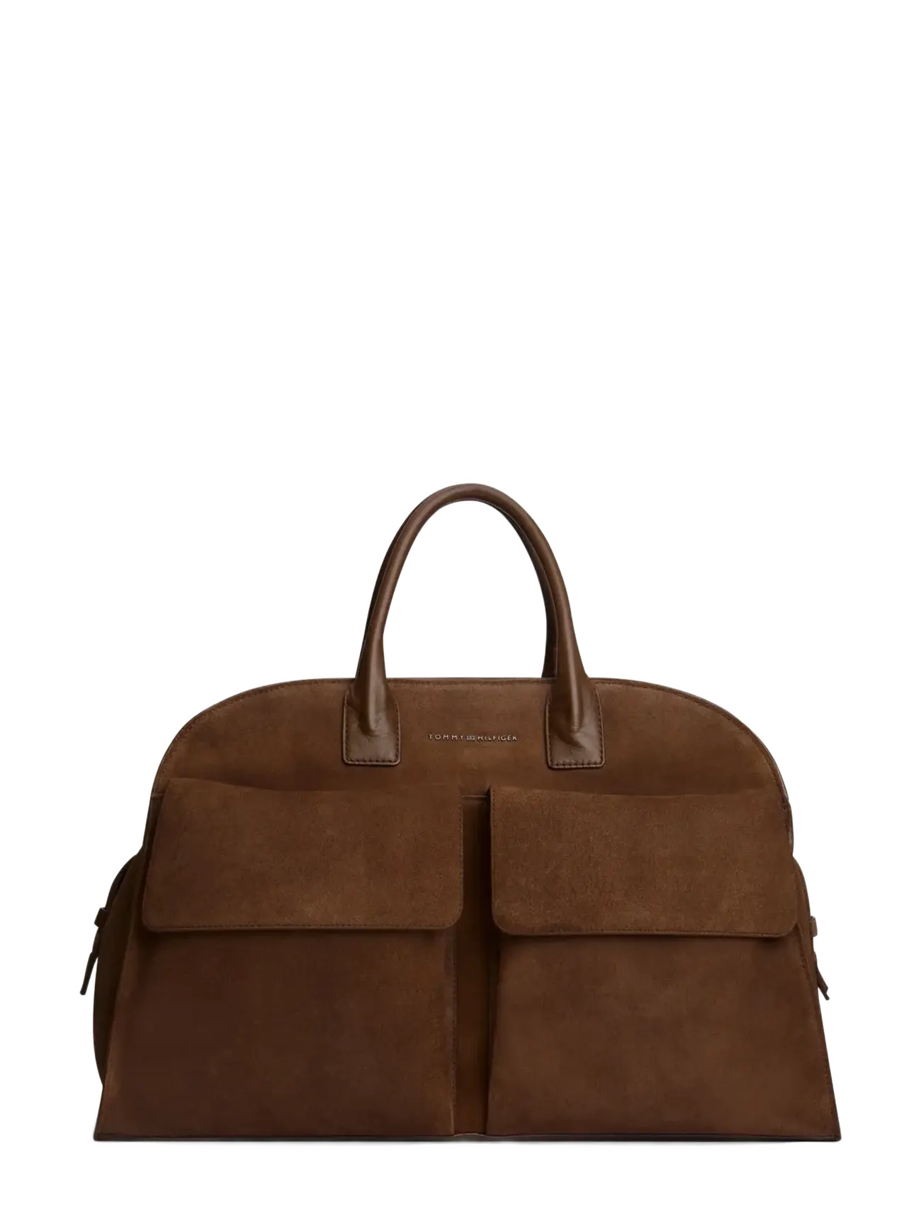Tommy Hilfiger TH SOFT SUEDE DUFFLE - Väskor - DARK TOFFEE / brown