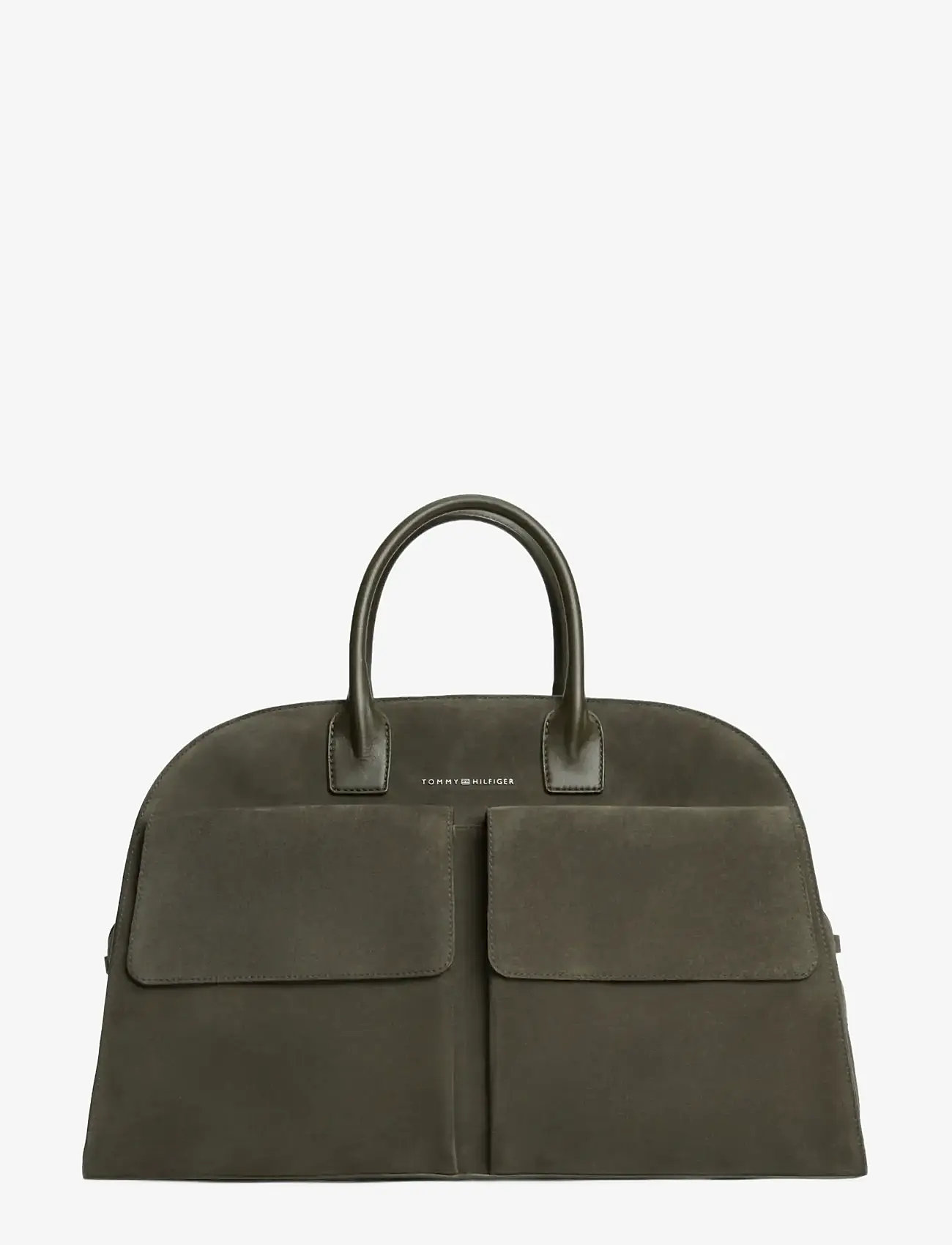 Tommy Hilfiger - TH SOFT SUEDE DUFFLE - duffel bags - willow green - 1