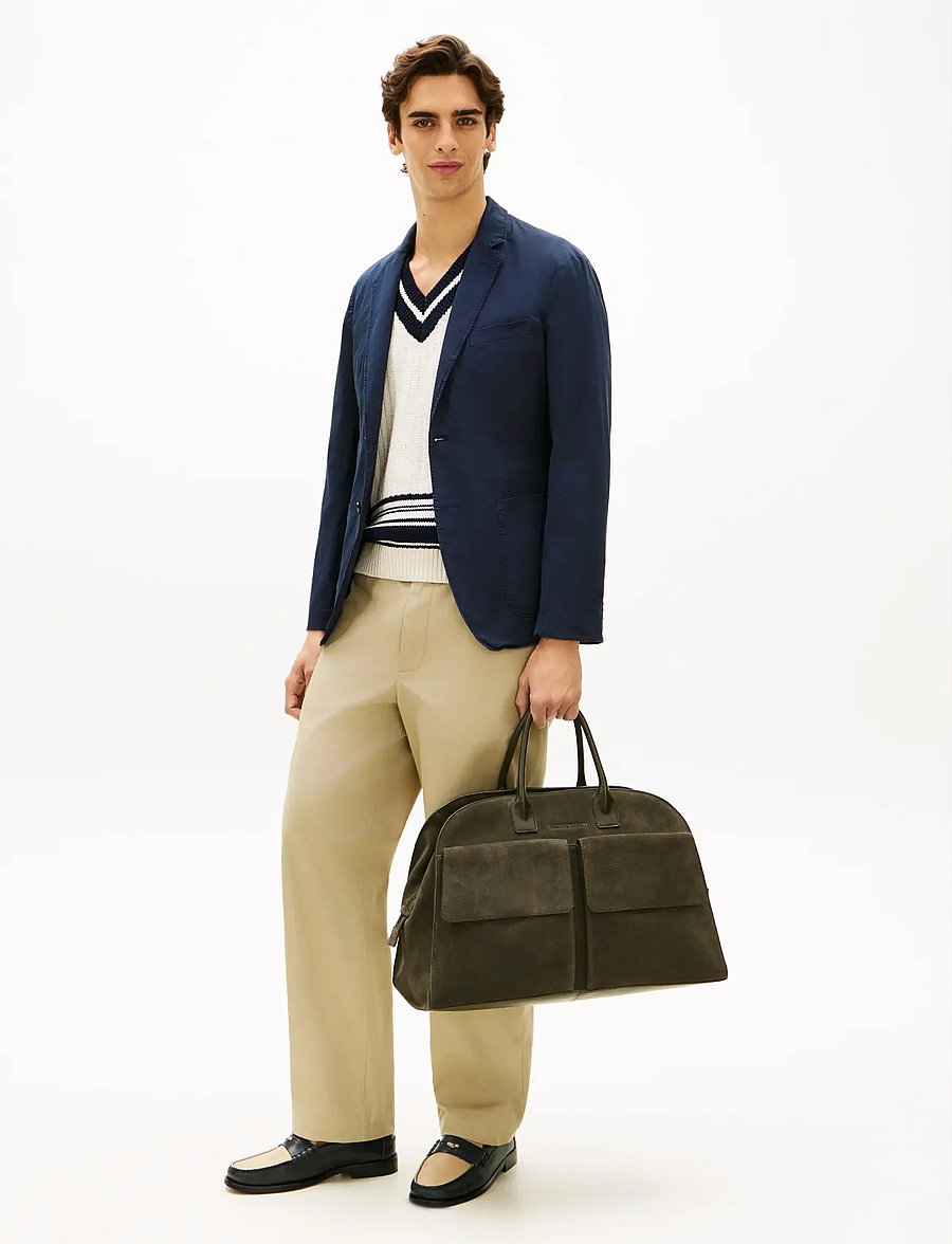Tommy Hilfiger - TH SOFT SUEDE DUFFLE - duffel reisikotid - willow green - 0