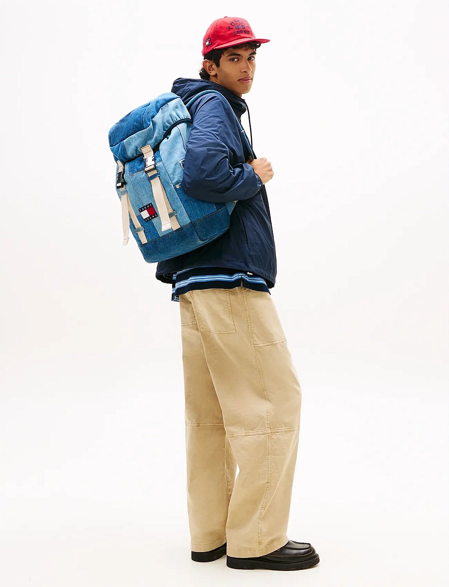 Tommy Hilfiger - TJM DENIM PATCHWORK BACKPACK - osta olukorra järgi - denim patch - 0