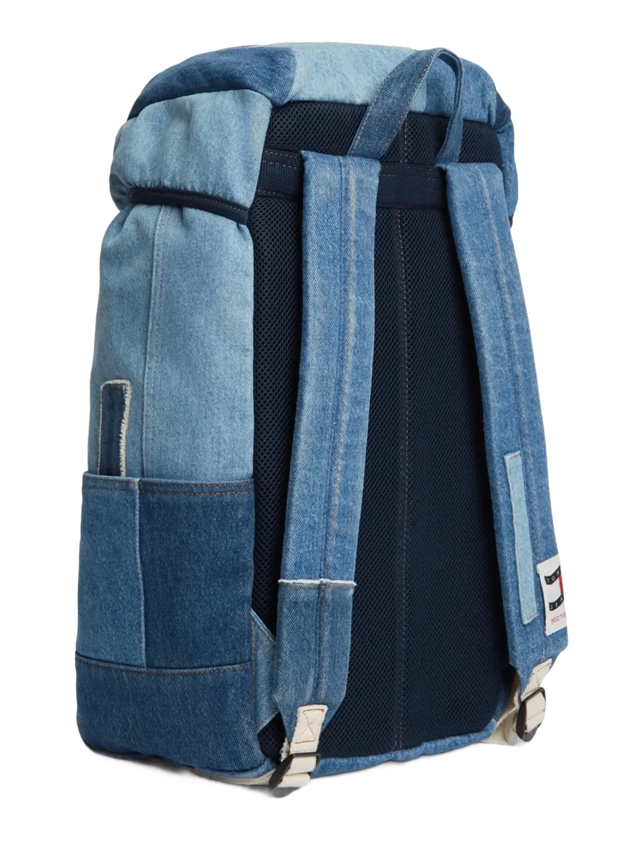 Tommy Hilfiger - TJM DENIM PATCHWORK BACKPACK - backpacks - denim patch - 2