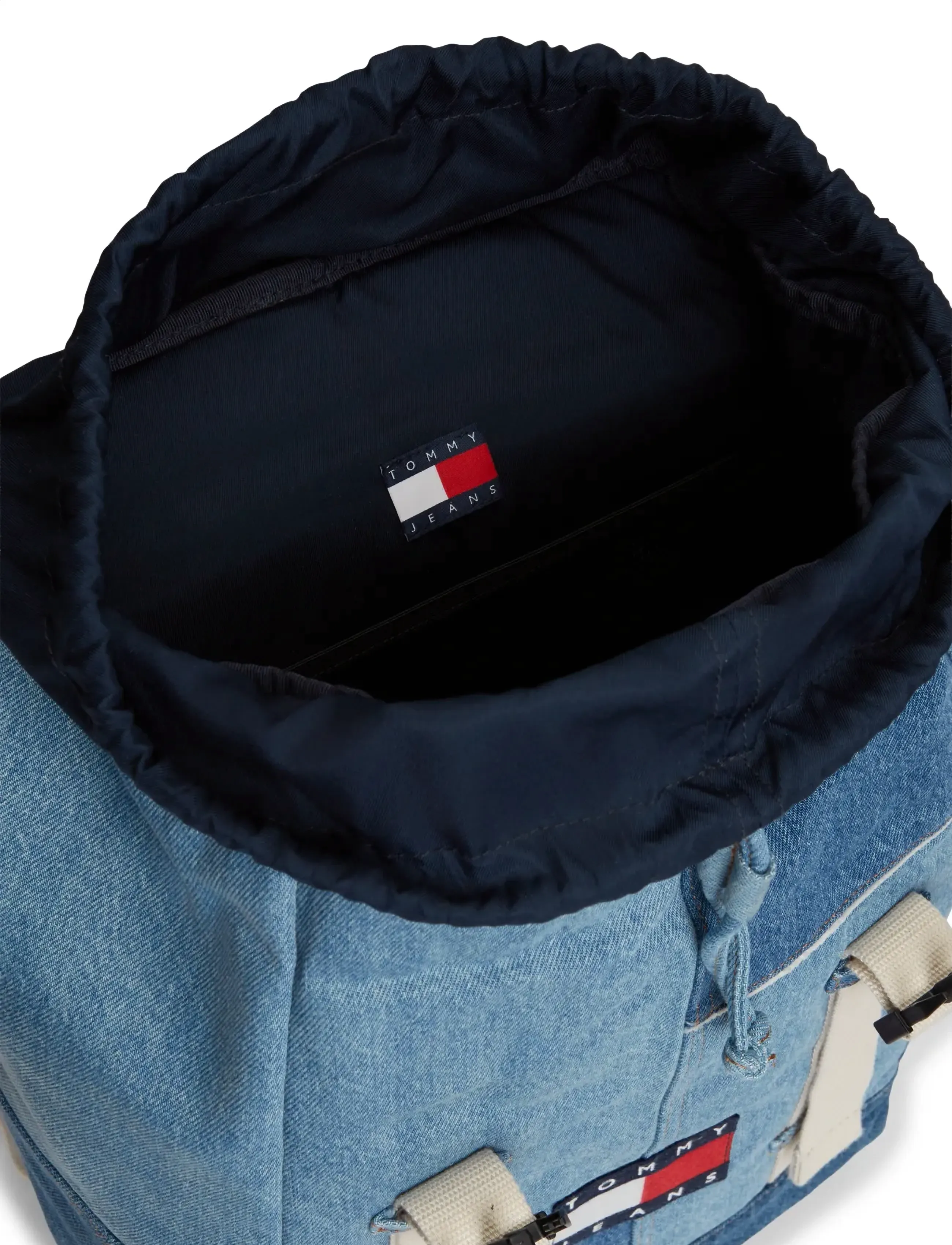 Tommy Hilfiger - TJM DENIM PATCHWORK BACKPACK - backpacks - denim patch - 4