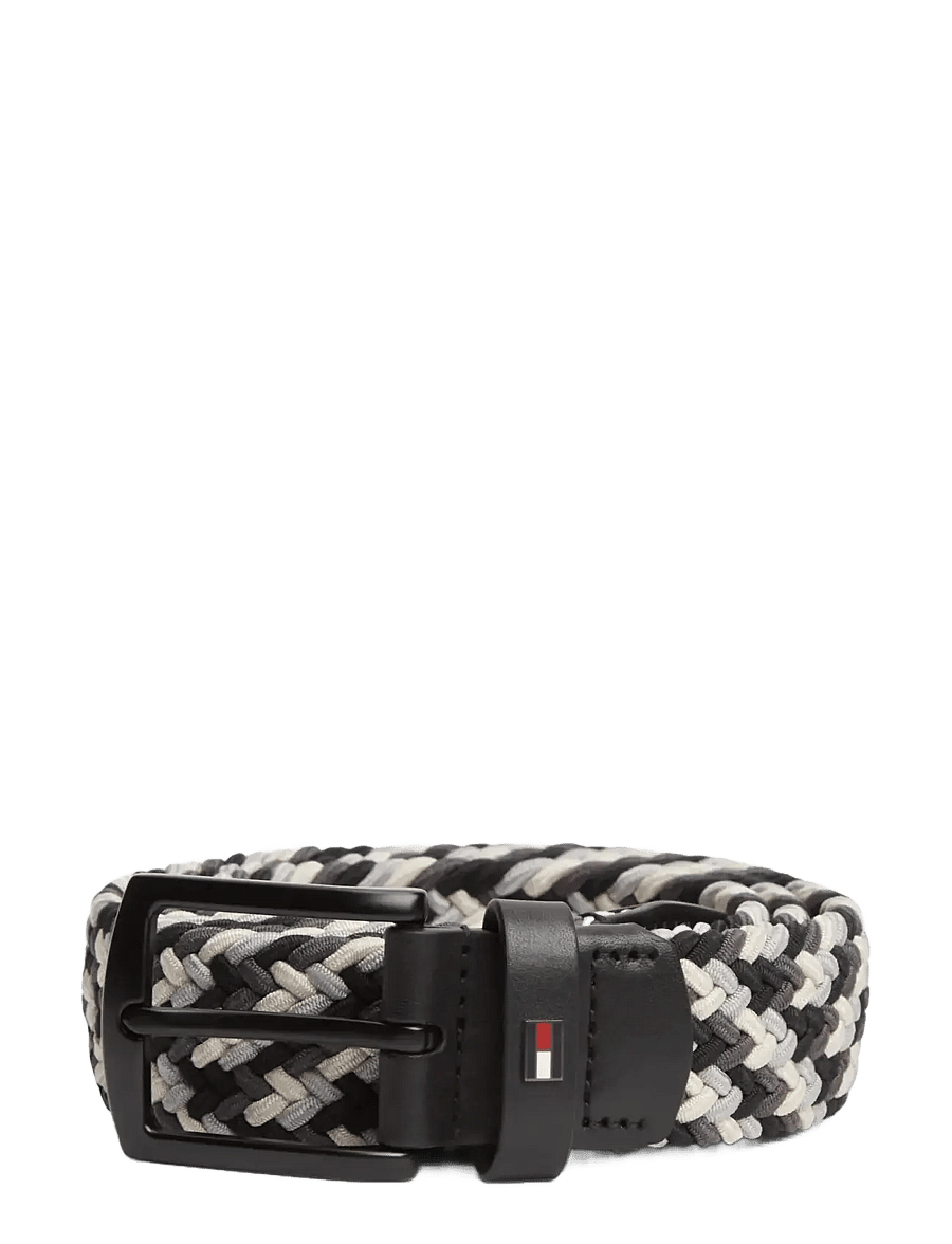 Tommy Hilfiger - DENTON ELASTIC 3.5 - punutud vööd - black - 1