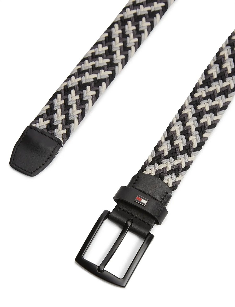 Tommy Hilfiger - DENTON ELASTIC 3.5 - punutud vööd - black - 2