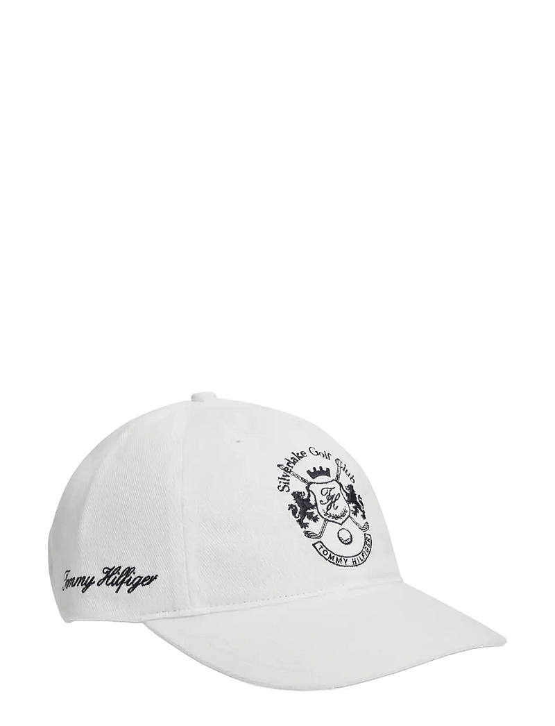 Tommy Hilfiger - TH SOFT WASHED GRAPHIC CAP - kasketter - ecru - 0