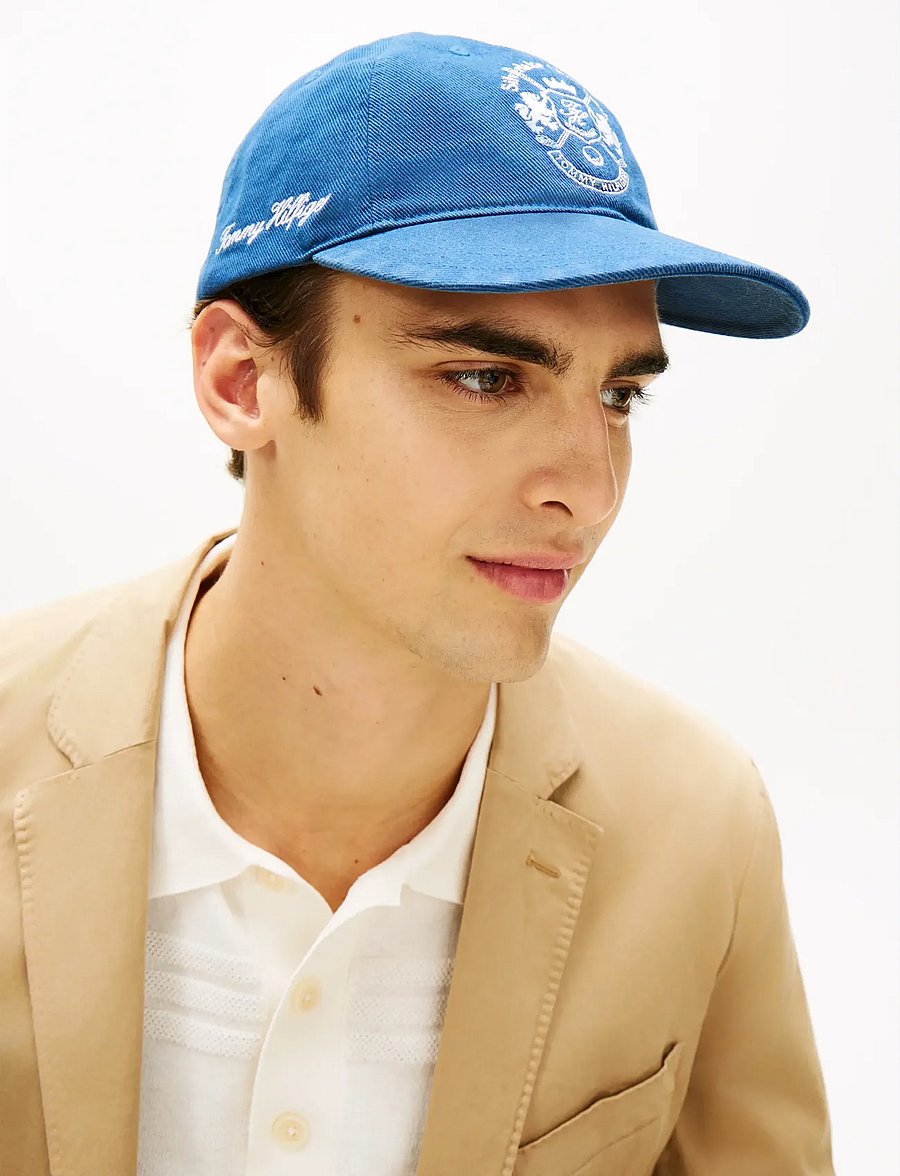 Tommy Hilfiger - TH SOFT WASHED GRAPHIC CAP - nokamütsid - haunted blue - 3