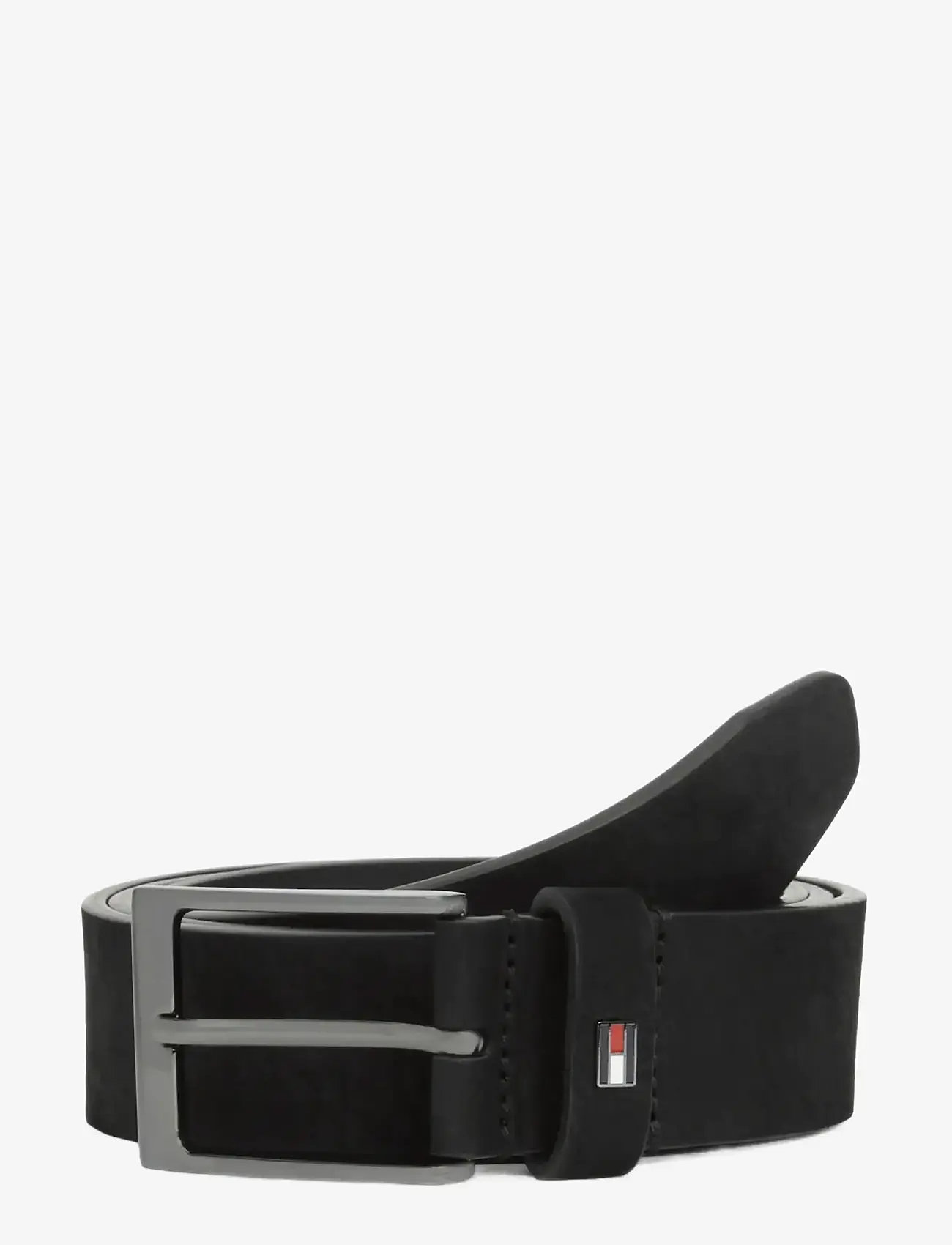 Tommy Hilfiger - LAYTON 3.5 NUBUCK - klassiske bælter - black - 0