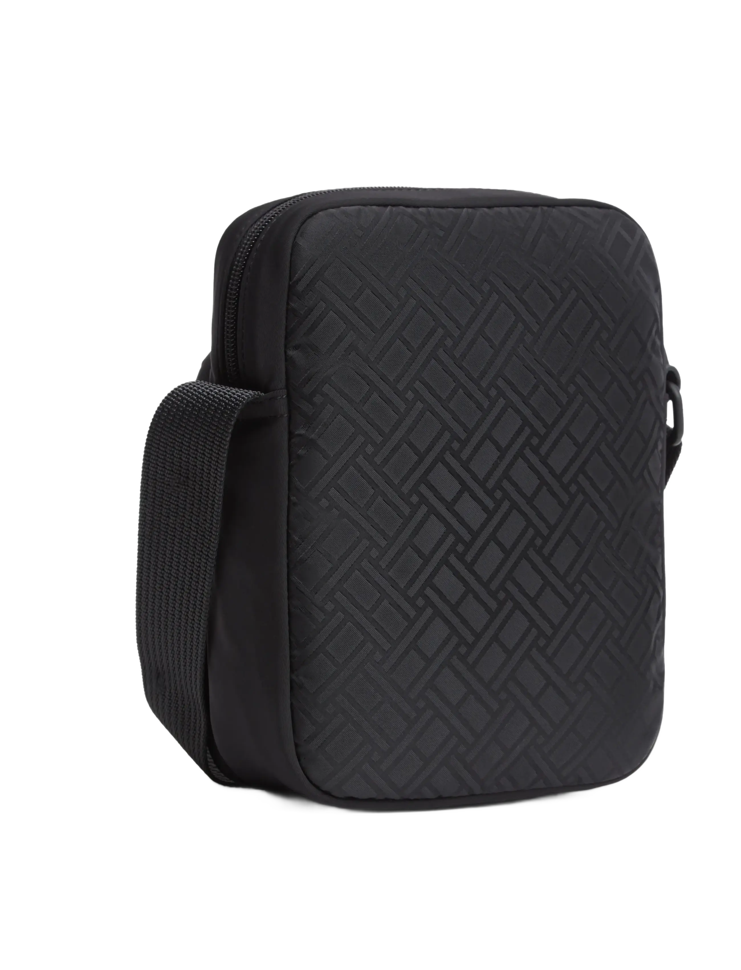 Tommy Hilfiger - TH NYLON JAQUARD MINI REPORTER - black - 1