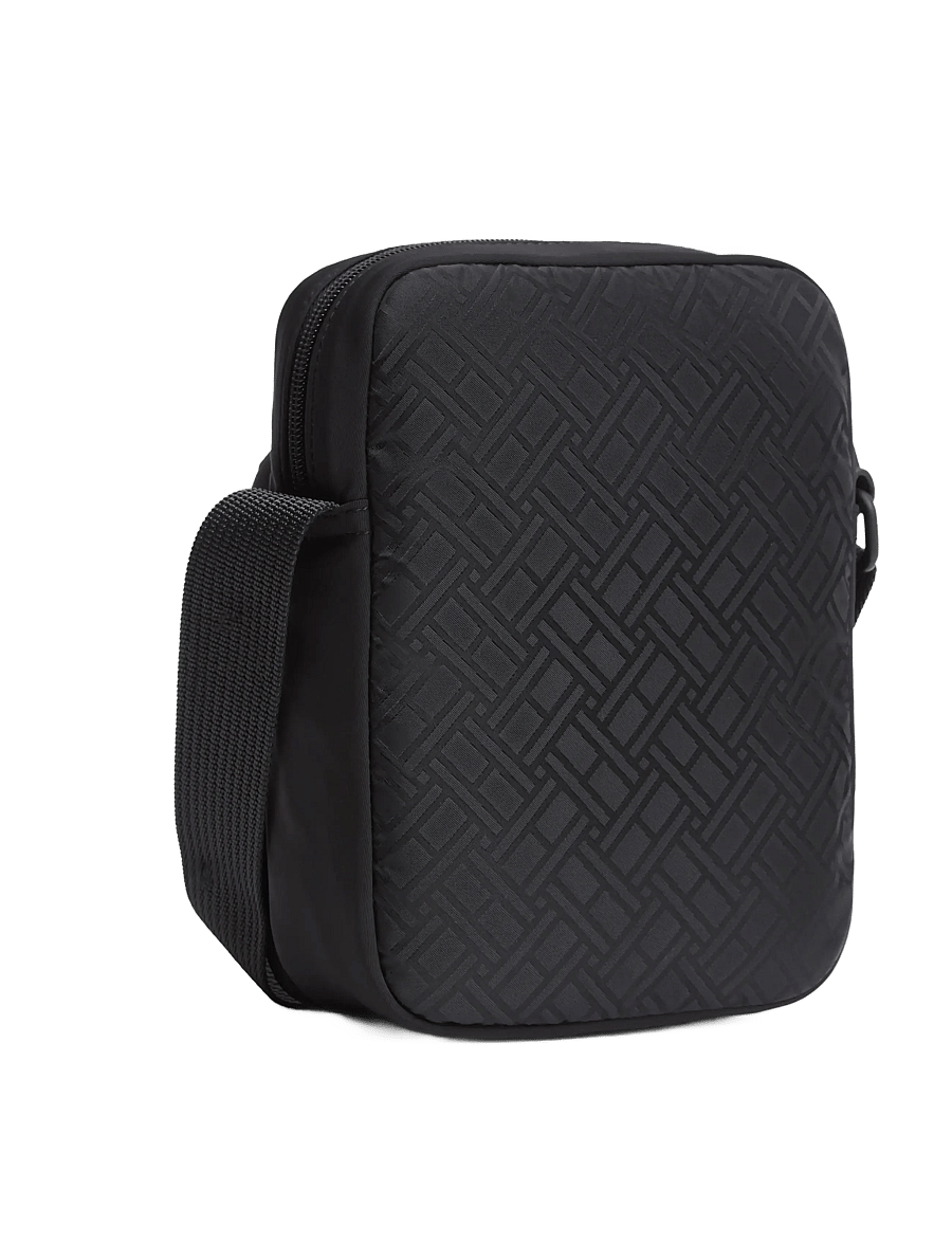 Tommy Hilfiger - TH NYLON JAQUARD MINI REPORTER - black - 1