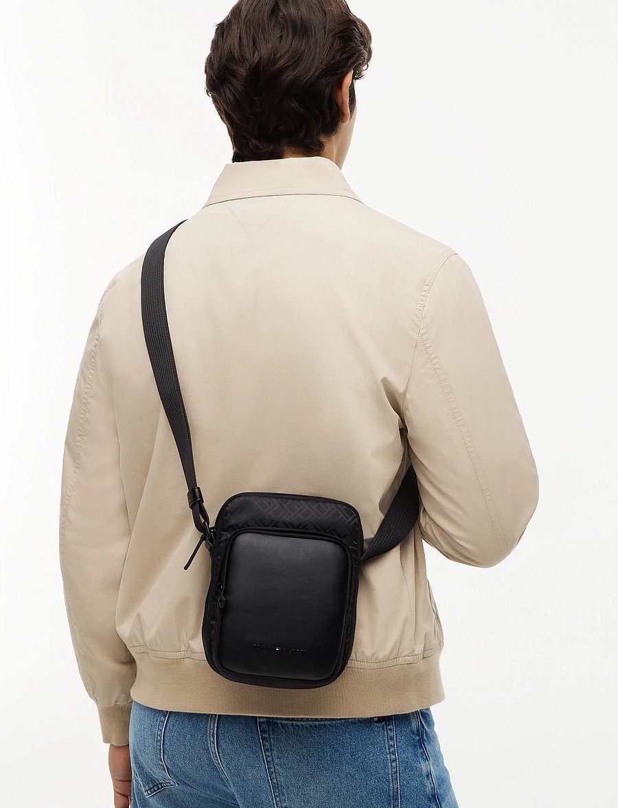 Tommy Hilfiger - TH NYLON JAQUARD MINI REPORTER - black - 2