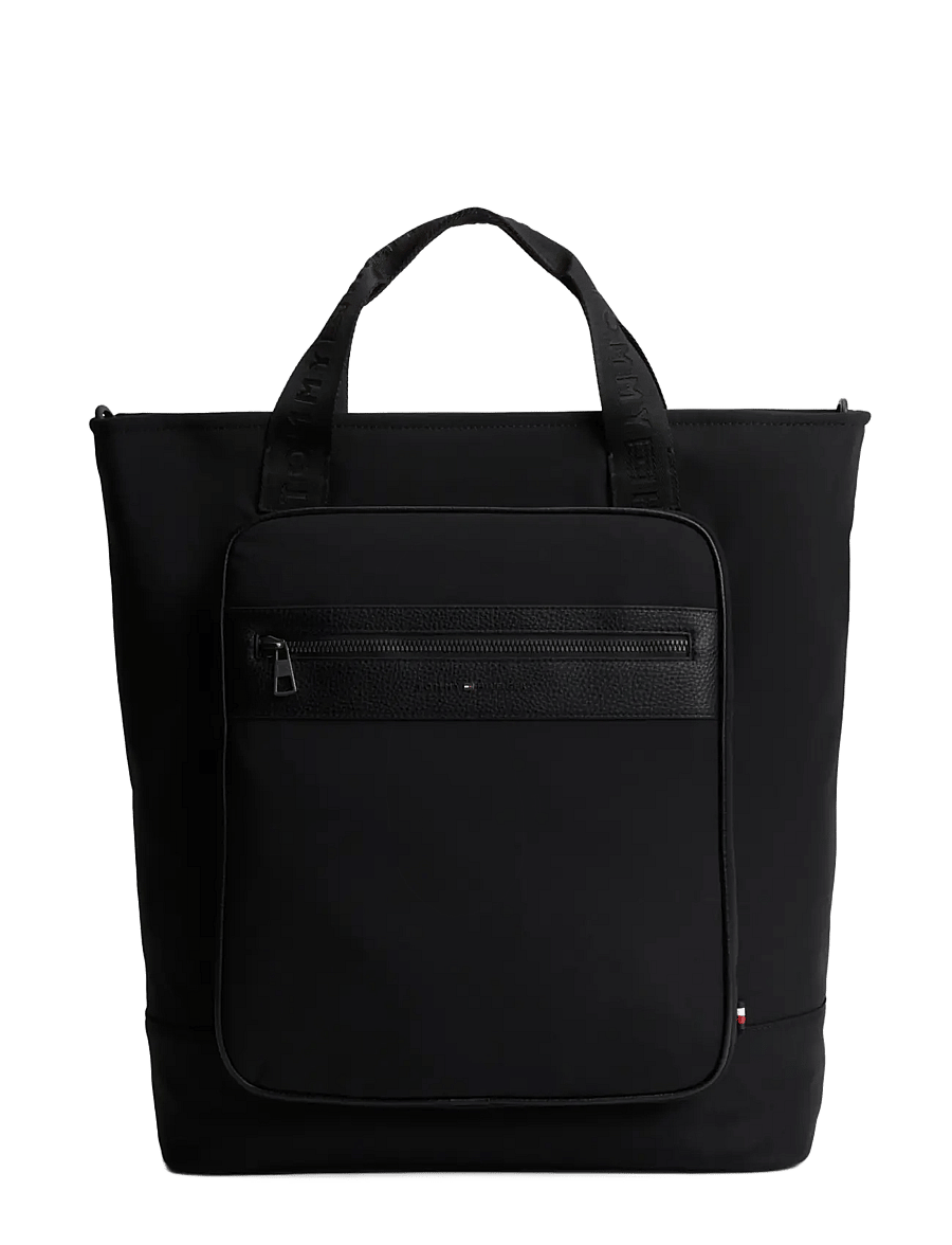 Tommy Hilfiger - TH REPREVE TOTE - shop by occasion - black - 1