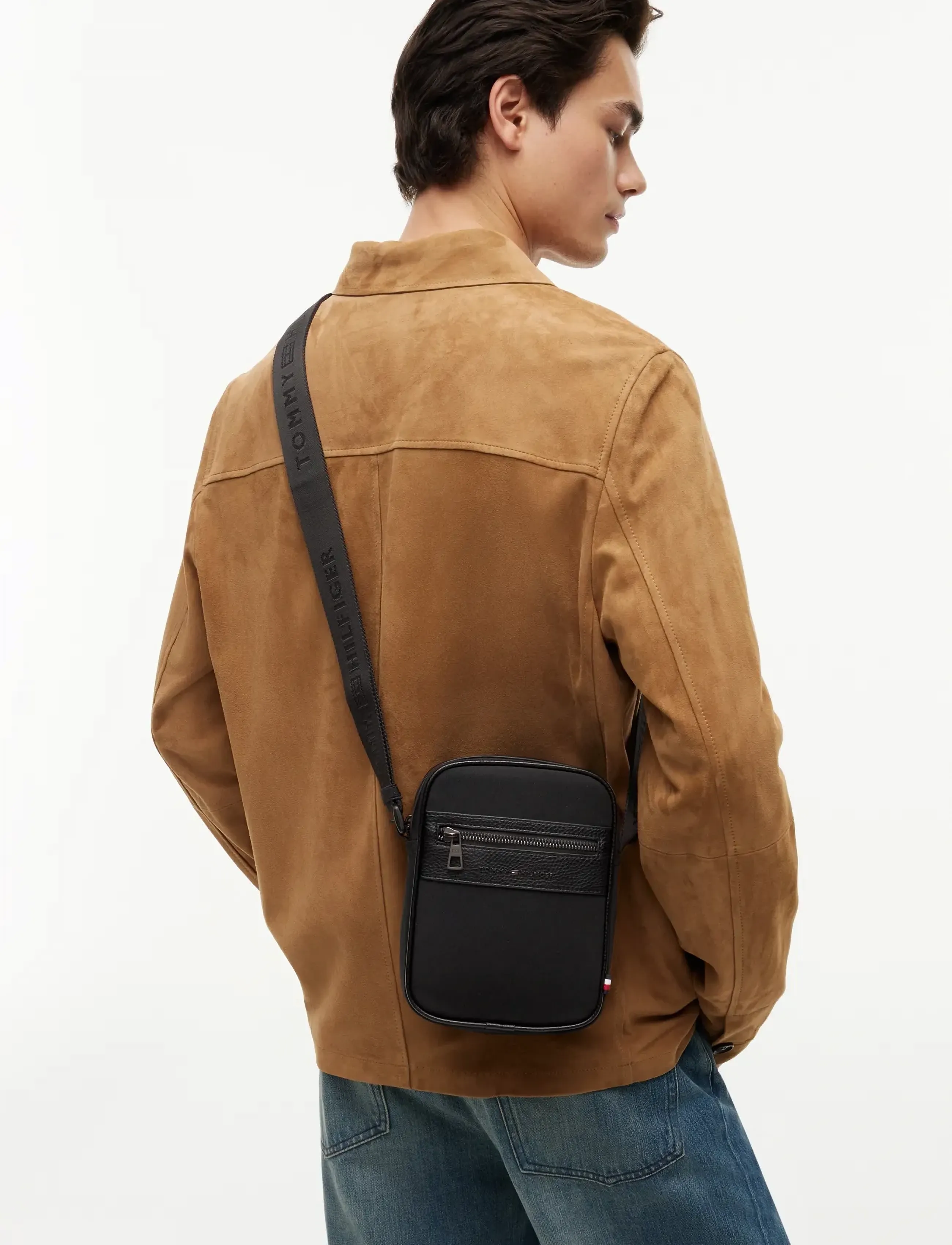 Tommy Hilfiger TH REPREVE MINI REPORTER - Bags - BLACK / black