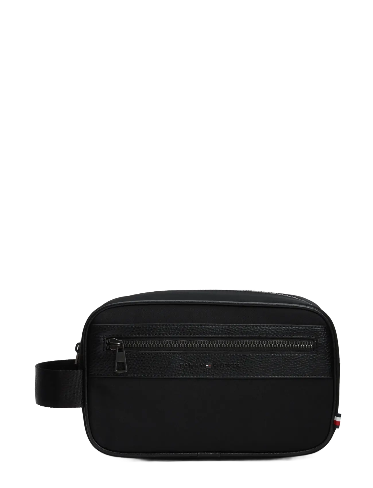 Tommy Hilfiger TH REPREVE WASHBAG - Toilettasker - BLACK / black