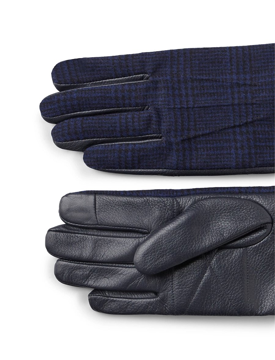 Tommy Hilfiger - TH RWB MIXED MEDIA GLOVES - shoppa efter tillfälle - preppy navy check - 2
